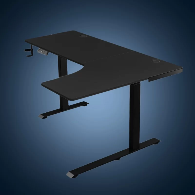 V3 Pro Corner Hydraulic Gaming Table - Black