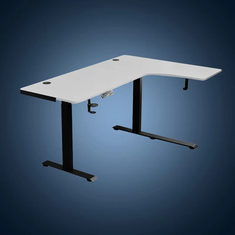 V3 Pro Corner Hydraulic Gaming Table - White