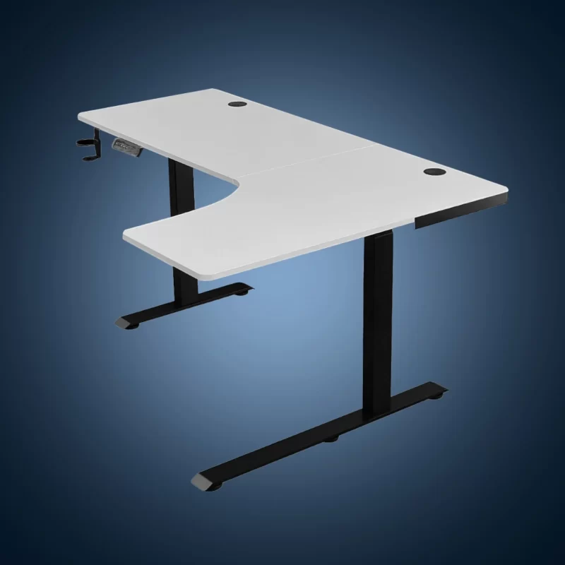 V3 Pro Corner Hydraulic Gaming Table - White