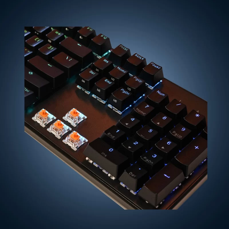 Chimera Wired Full Size Gaming Keyboard - Orange Switch