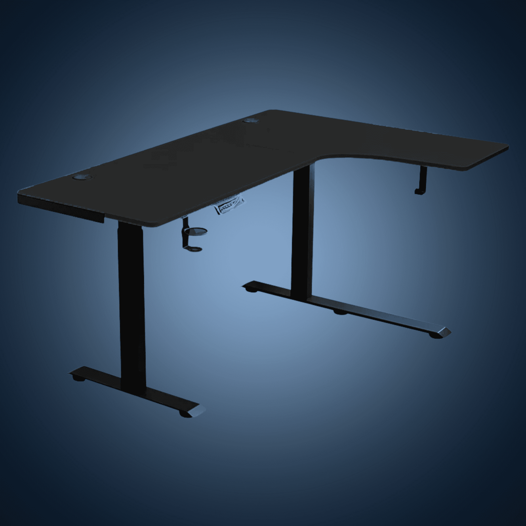 Pro Corner Hydraulic Table - Black
