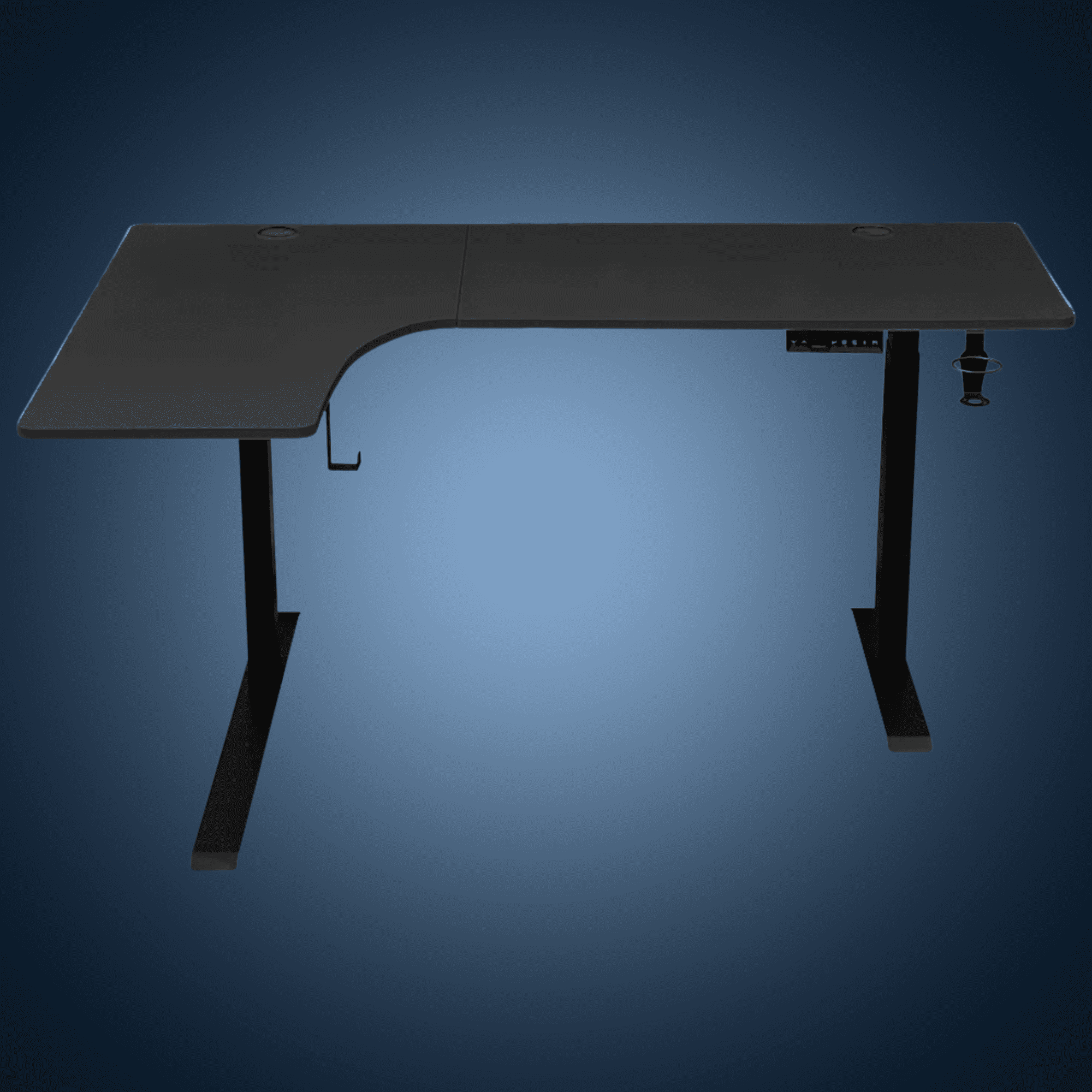 Pro Corner Hydraulic Table - Black