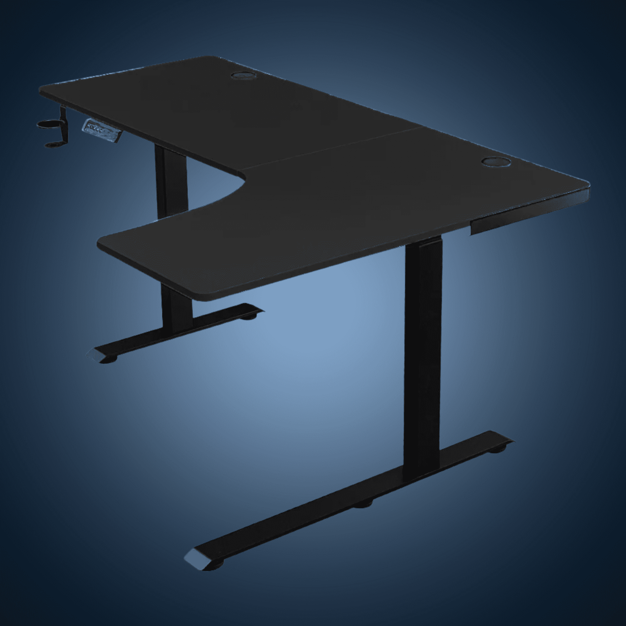 Pro Corner Hydraulic Table - Black