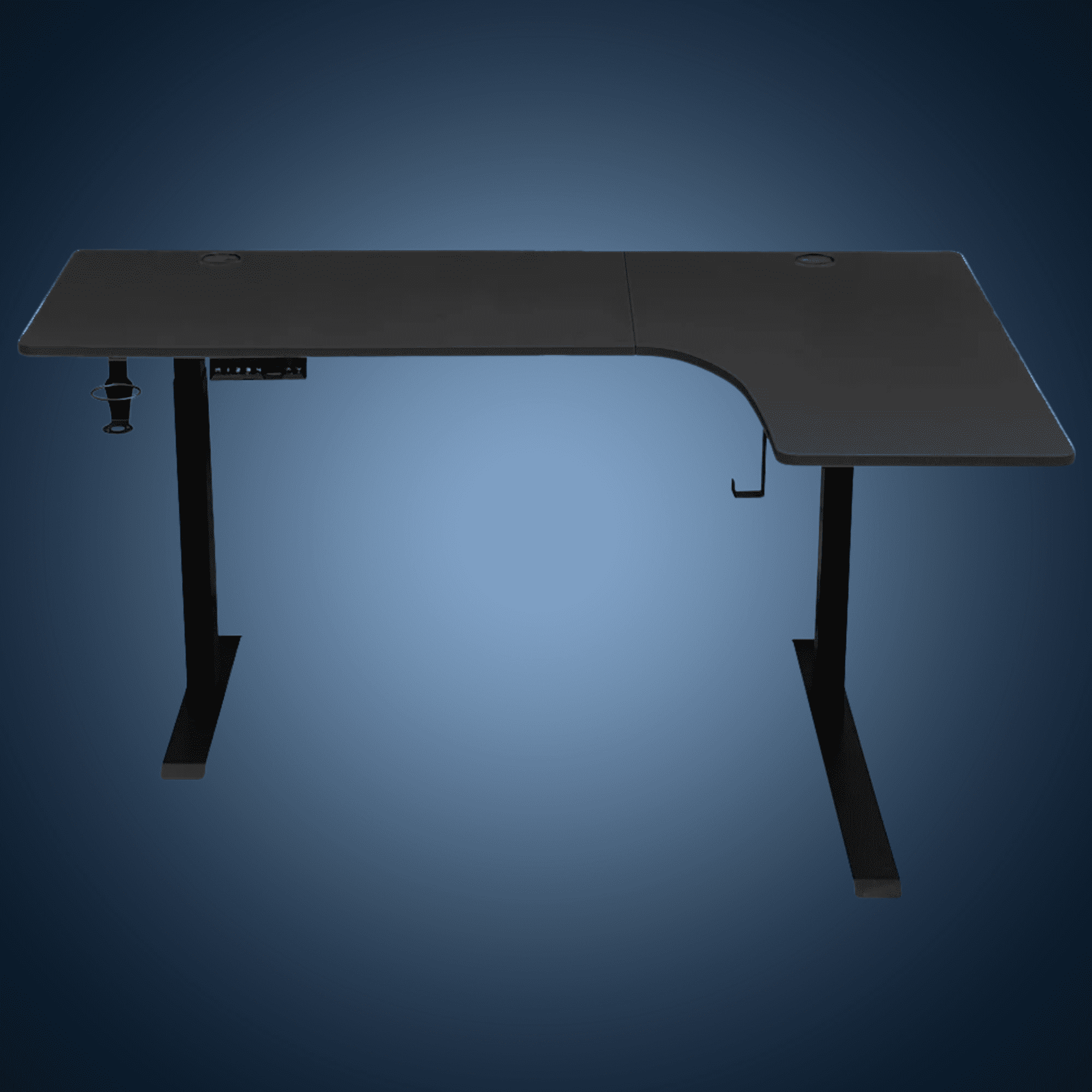 Pro Corner Hydraulic Table - Black